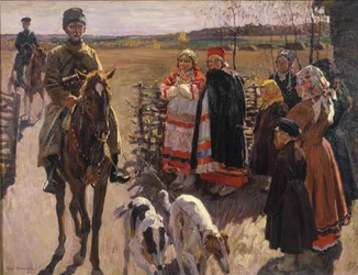 Lovci s barzoje, 1913