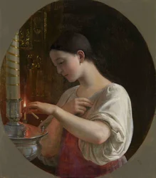 V kostele, 1860s