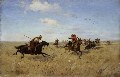 Boj mezi dněperskými kozáky a Tatary, 1892