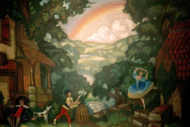 A.Adam, Giselle / scénografie Sudeikin