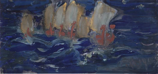 Ilustrace k Pohádce cara Saltana od A. Puškina