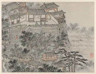 Dvanáct pohledů na Tiger Hill, Suzhou: Terasa pěti mudrců