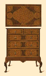 Komoda vykládaná intarziemi, 1905