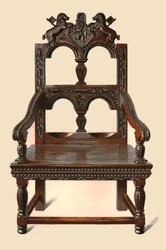 Dubová židle Cacqueteuse, 1904