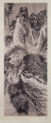 Třicet šest vrcholů Mount Huang Recollected, ca. 1705.