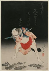 Arashi Rikan II jako Danshichi Kurōbei ve filmu Mirror of Naniwa: The Summer Festival