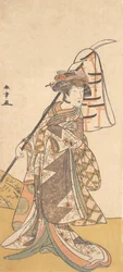 Kabuki a c a r Segawa Kiku no Onna Dobrý člen Afemae Road Tiché ráno, že? 1777.