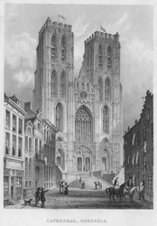 Katedrála, Brusel, 1850
