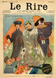 Karikatura Josepha Reinacha, z přední obálky 