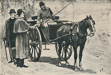 Vystoupili jsme, zaplatili jsme jízdné., 1892