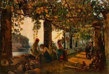 "Terasa u mořského pobřeží - variace", 1828, 1965.