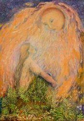 Longing, 2015 (olej na gessoed dřevěné desce)