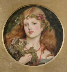Studie dívčí hlavy, 1863