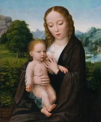 Panna a dítě, ca. 1520.