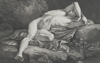 Studie mužského aktu, 1762.