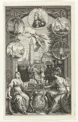 Alegorie povýšení Viléma IV na stadtholder, 1747
