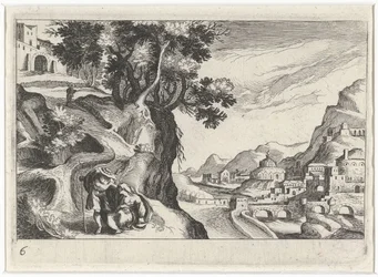Landschap se setkal s Judou en Tamar Zuid-evropská krajina (název série) Topografie různých regionů (název seriálu)