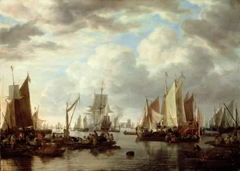Lodě před Dordrechtem, 1651