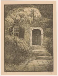 Dveře s kamennými schody The Backdoor (původní název)