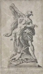 Perseus přináší Andromedu (kresba)