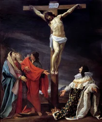 Slib krále Ludvíka XIII. (1601-1643) Obraz Simona Voueta (1590-1649) a dílna