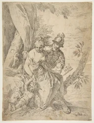 Mars, Venuše a Amor, cca 1637-1639.