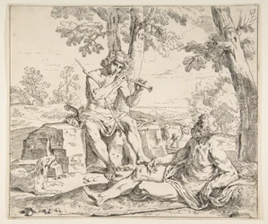 Merkur a Argus, ca. 1630-1648.