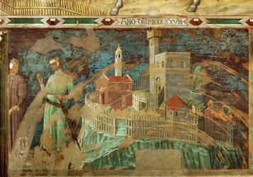Město Siena (freska)