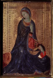 Panna oznamující. Obraz Simone Martini (1280/85-1344)