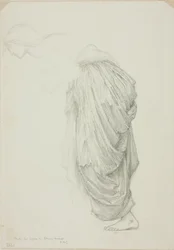 Ohýbání ženské postavy, studie pro Mirror of Venus