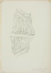 Zahalená postava a odraz, studie pro Mirror of Venus