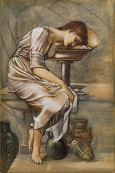 Série Briar Rose - Studie pro ‚The Garden Court‘, 1889.
