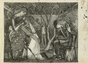 Rytířské rozloučení, 1858