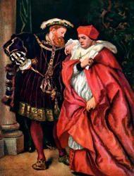 Jindřich VIII a kardinál Wolsey, c1888, c1920