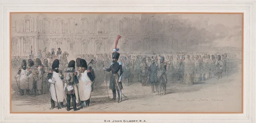 Národní garda v Tuilerijském paláci, 1846