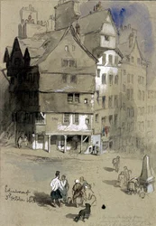 Dům sira George McKenzieho, Edinburgh, Skotsko, 1845