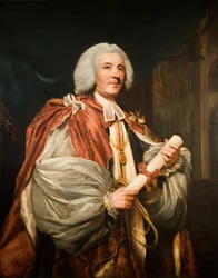 Portrét doktora Johna Thomase, biskupa z Rochesteru, 1782.