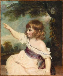 Portrét Francis George Hare 1786-1842 známý jako Master Hare, 1788-1789.