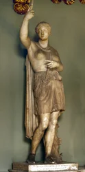 Amazon od sochaře Scopase (nebo Skopase). Řím, Kapitolské muzeum.