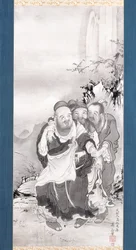 The Three Laughers Of Tiger Ravine (inkoust na papíře)