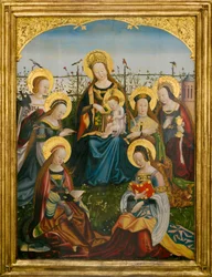 Triptych Panny Marie s dítětem a světci (střední panel)