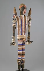 Postavička Rambaramp Effigy, vyrobená v Malakule, Vanuatu