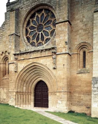 Kolegiátní kostel Santa Maria del Manzano, Castrojeriz, Burgos, Španělsko