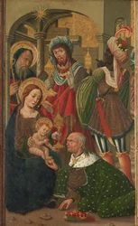 The Adoration of the Kings, c.1490 (tempera na panelu)