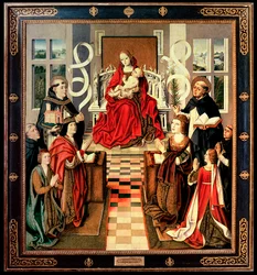 Panna katolických králů, kolem roku 1490 (olej na panelu) (podrobnosti viz 161527 a 3947)