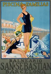 Vintage plakát Barcelona Spa Resort
