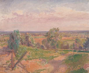 Rozsáhlá krajina v Yorkshire