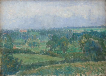 Venkovská krajina, asi 1909-10 (olej na plátně)
