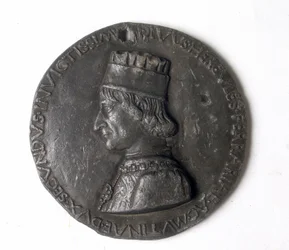 Medaile zobrazující Ercole d