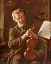 E-String (olej na plátně)